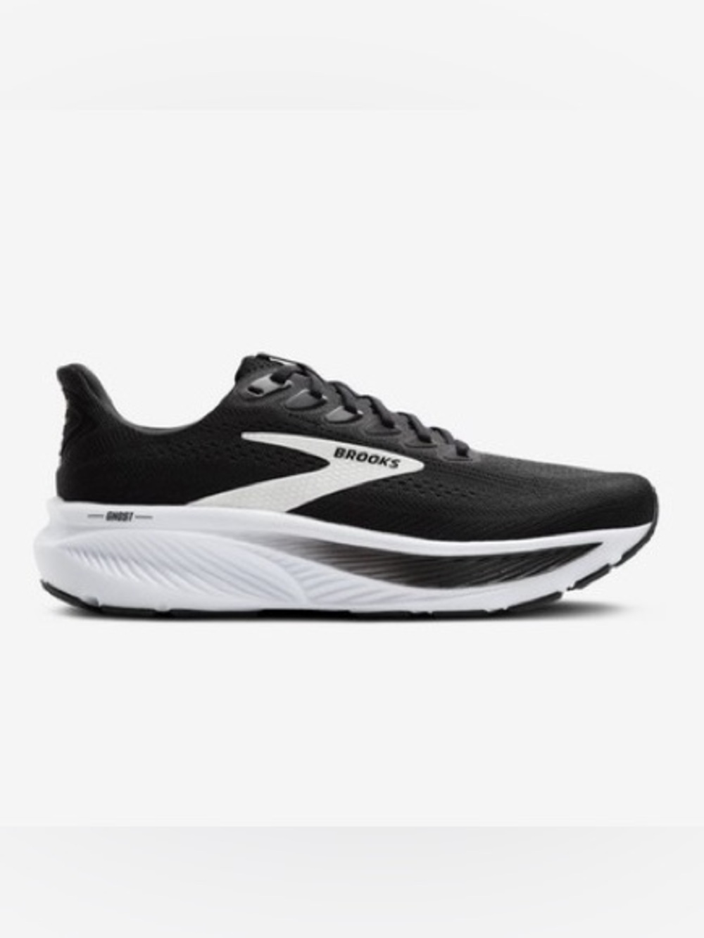 Brooks GHOST womens Running Shoe - Black/White 120431-1b-090